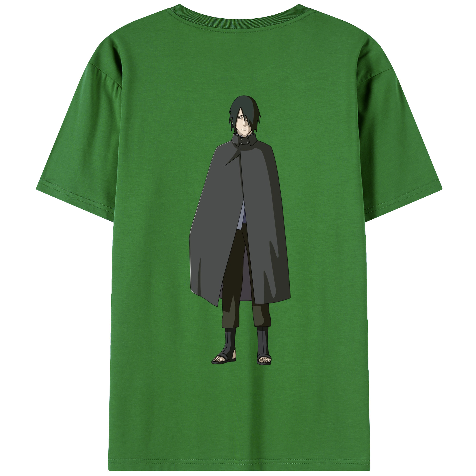（画像用） NARUTO -ナルト- うちは サスケ Uchiha Sasuke レディース半袖Tシャツ(バックプリント)